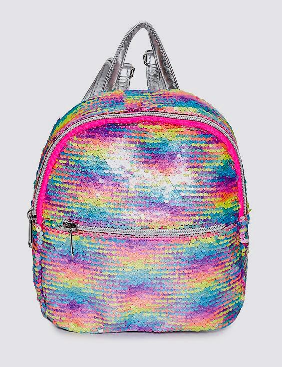 Rainbow Flip Sequin bag. - PuppetBox