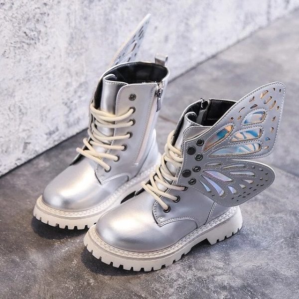 Holographic 2024 butterfly boots