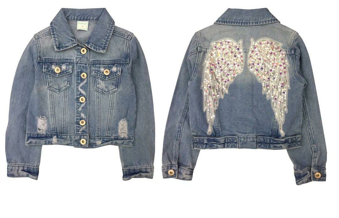 Jou Jou Big Girls Rhinestone-Embellished Denim Jacket - Macy's-anthinhphatland.vn