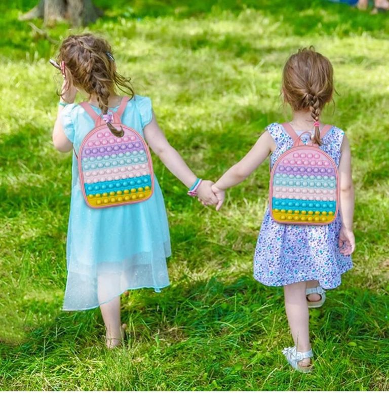 Fidget toy backpack for kids. PuppetBox