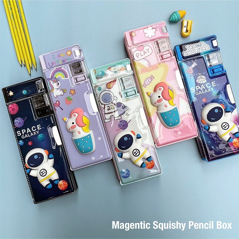 Magnetic Squishy Pencil Box