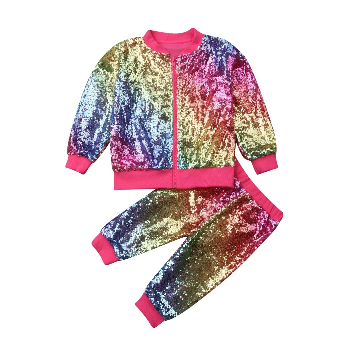 Jojo Siwa Unicorn Big Girls Sequin Zip Up Jacket Light Pink 10-12 : Target