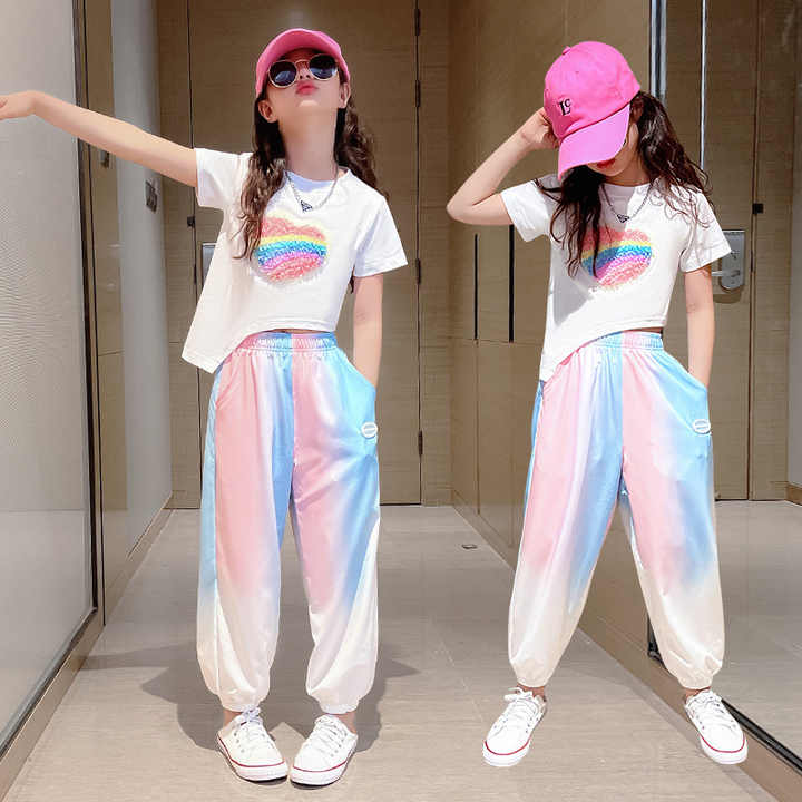 https://puppetbox.in/wp-content/uploads/2023/08/Teen-Girls-Summer-Fashion-Outfits-Cotton-Short-Sleeve-Heart-Tshirt-Pants-Rainbow-Casual-Style-1.jpg